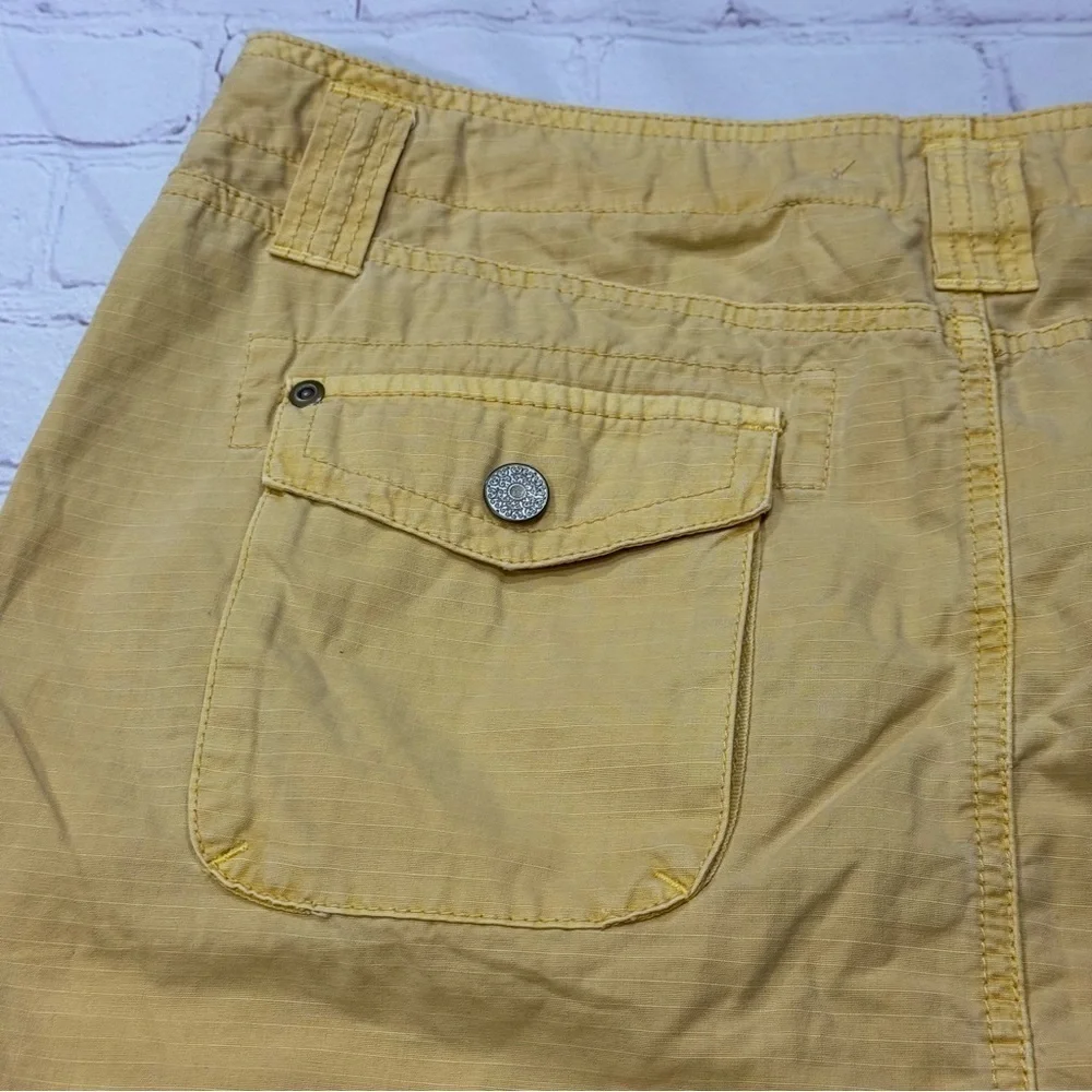 J.CREW broken in chino Classic Twill cargo pocket skirt Y2K vintage size 10 GUC